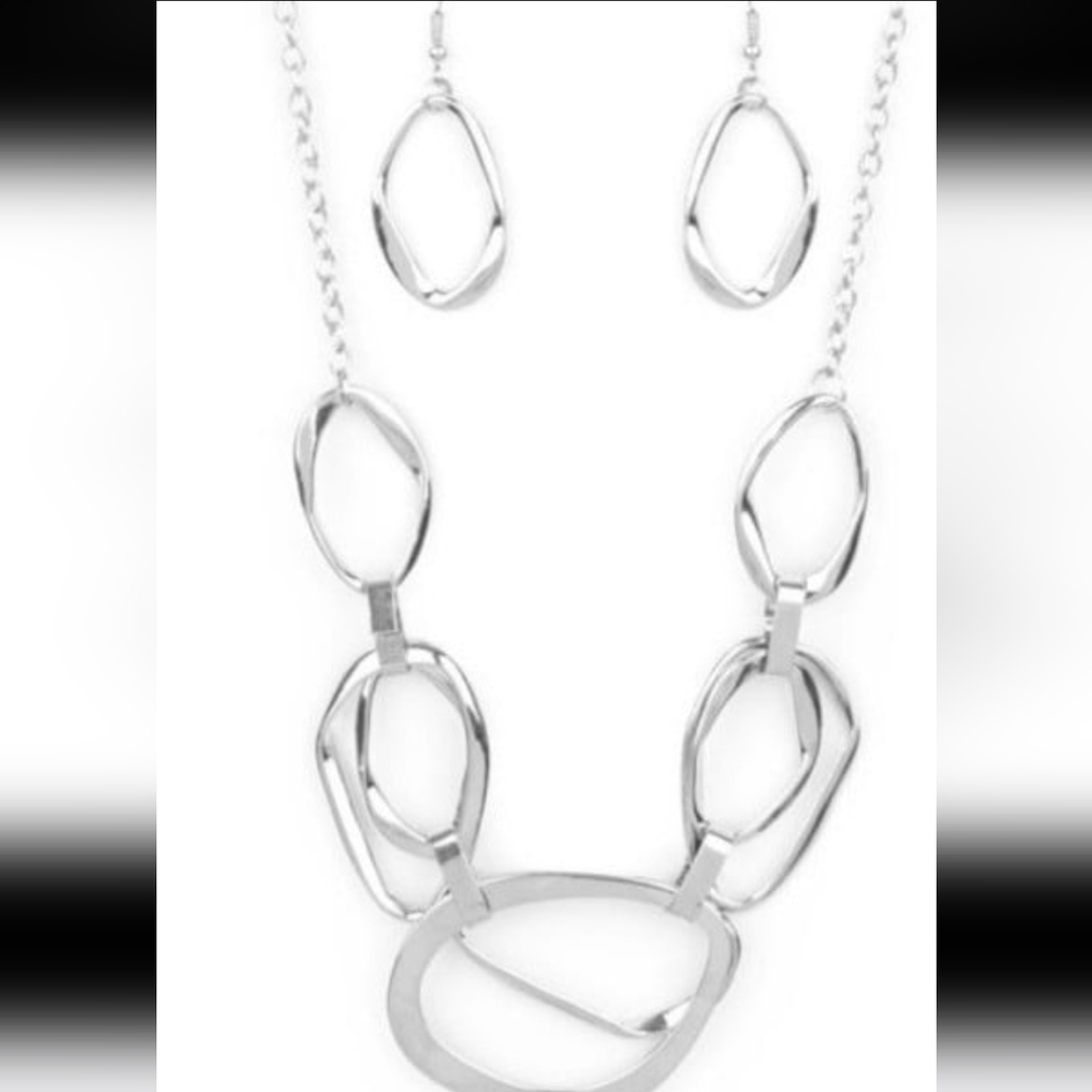 ​Prehistoric Heirloom Silver Necklace Fashion Jewelry Paparazzi
